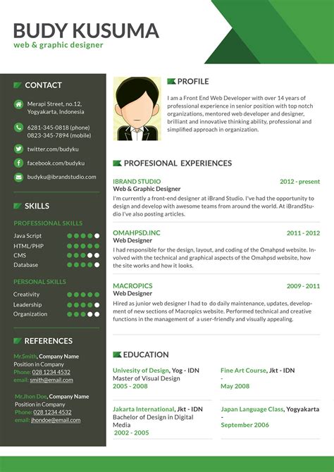 Eye Catching Resume Templates For Ms Word Pikollt