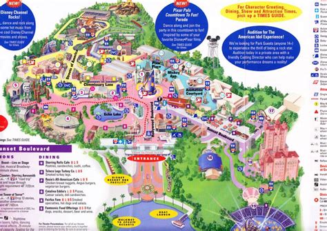 hollywood studios map disney world hollywood studios