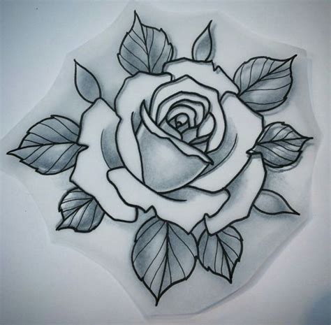The flower is a very versatile tattoo choice, and it's something that will always look beautiful. Flor … | Tatuajes de rosas, Boceto de rosa, Dibujos de rosas