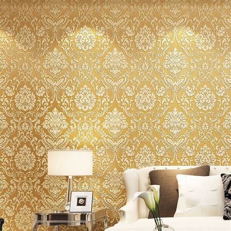 Beibehang Embossed Thick 3d Non Woven Wallpaper Non Woven Bedroom