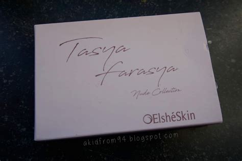 Beauty Journal Elsheskin X Tasya Farasya Nude Collection Swatch