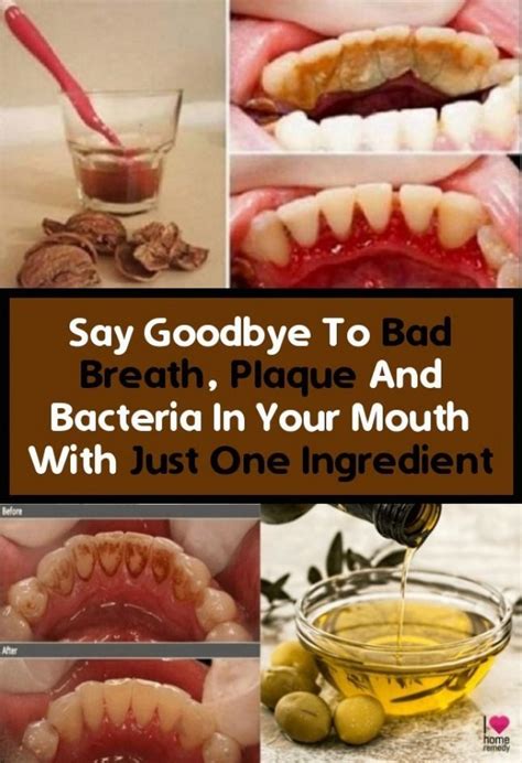 tell your mouth goodbye to bad breath plaque and bacteria with one