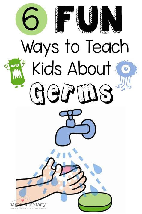 6 Fun Ways To Teach Kids About Germs Happy Home Fairy Teaching Kids