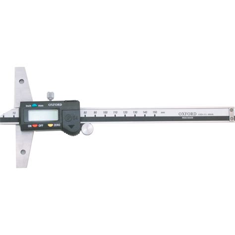 Oxford Electronic Digital Depth Gauge 0 150mm 3314060k Cromwell Tools