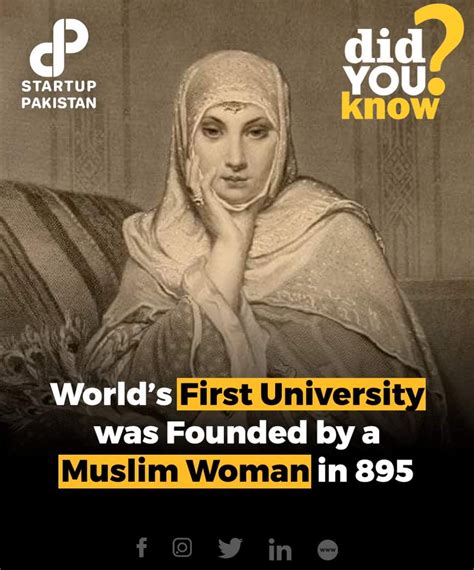 Startup Pakistan On Twitter Fatima Bint Muhammad Al Fihriya Al