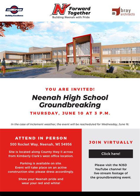 The Official Groundbreaking Neenah Joint School District