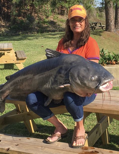 Female Angler Sets New South Carolina State Record For Blue Catfish