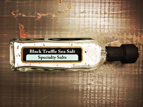 Black Truffle Sea Salt 60ml Bottle Nashville Olive Oil Company