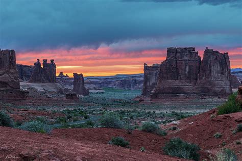 Courthouse Towers Arches National Park Photograph By Dan Norris Pixels