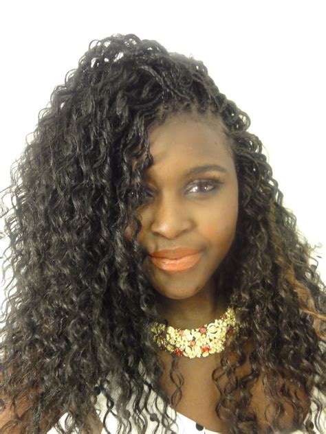 20 Collection Of Individual Micro Braids With Curly Ends