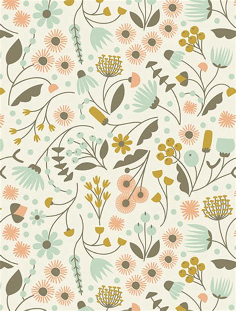 Elizabeth Olwen Floral Surface Pattern Design Graphic Design Pattern