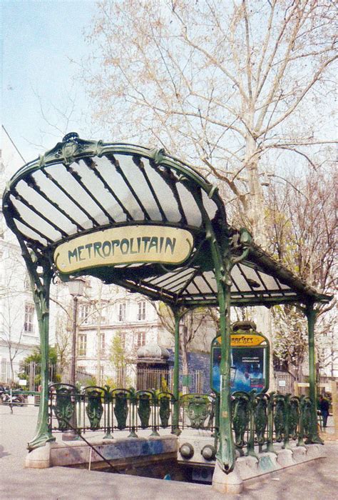 Hector Guimard 18671942 Cité Entrance Paris Métropolitain Paris