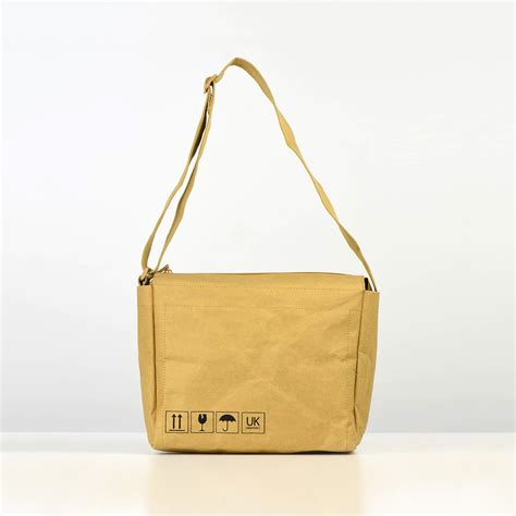 Casual Messenger Bag Urban Kraft Touch Of Modern