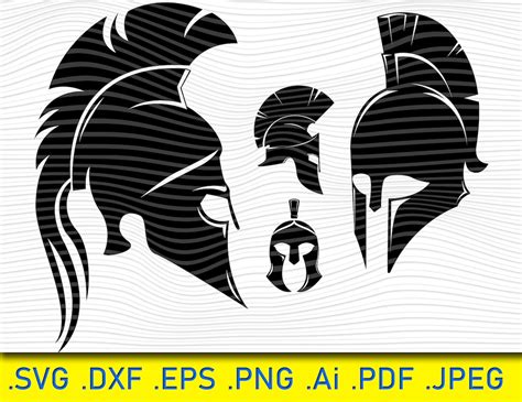 Spartan Helmet Svg Spartan Helmet Cutting File For Cricutvector