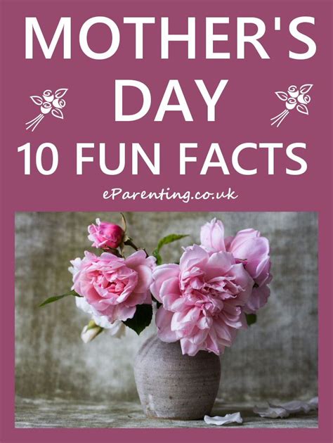Mothers Day Fun Facts And Trivia Fun Facts Mothers Day Fun