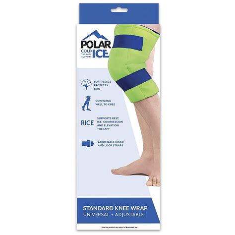 Polar Ice Standard Knee Wrap Cold Therapy Ice Pack Wearable Ice Pack