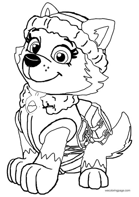 Check spelling or type a new query. Paw Patrol Everest Coloring Pages - Coloring Home