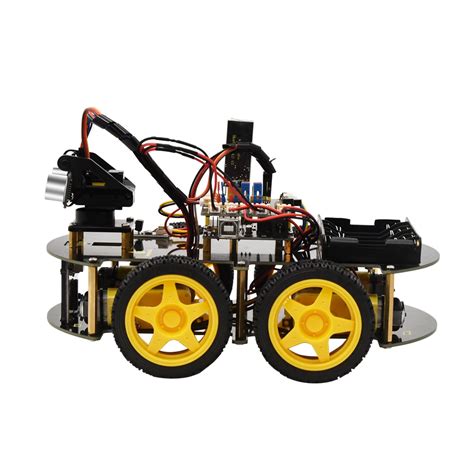 Keyestudio 4wd Multi Bt Robot Car Kit Upgraded V20 Wled Display For