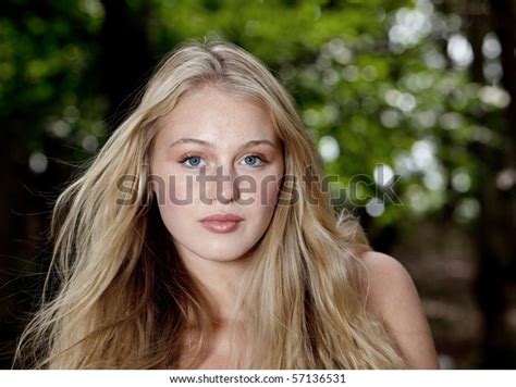 Beautiful Blonde Girl Stock Photo Edit Now 57136531