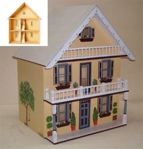 Celerity Deborahs Townhouse Dollhouse Kit Kit Includes Front Porches