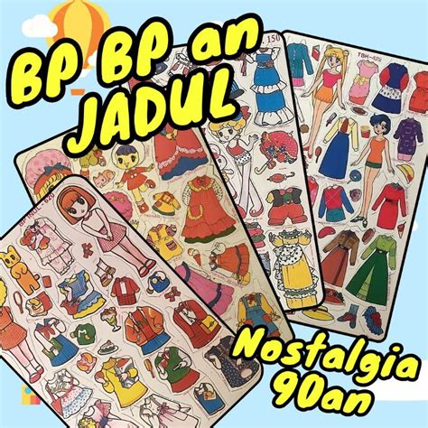 Bpbpan Old School Toys Old School Bepe Bepean Old School Paper Dolls