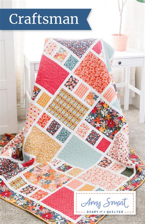 Craftsman Quilt Paper Pattern Amy Smart Diary Of A Quilter