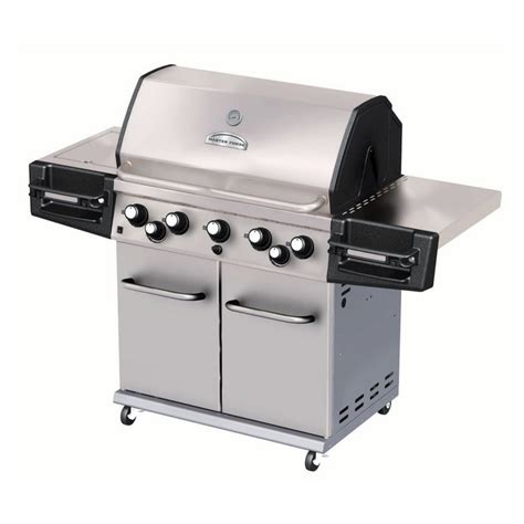Master Forge 5 Burner Stainless Steel Gas Grill At