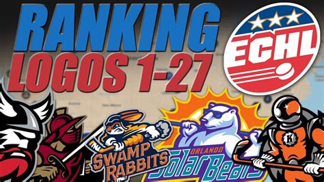 The 10 strangest team names throughout the minor leagues. ECHL Logos Ranked 1-27 - YouTube