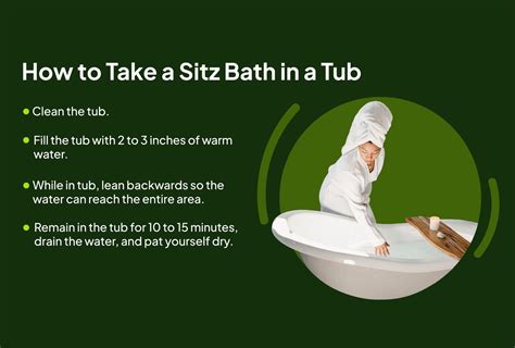 Sitz Bath Purpose Benefits Instructions