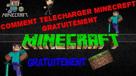 Tuto Comment T L Charger Minecraft Gratuitement Sur Pc Mac Youtube