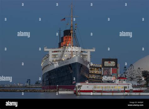 Image Of The Rms Queen Mary Retired Ocean Liner The Iconic Ship Is
