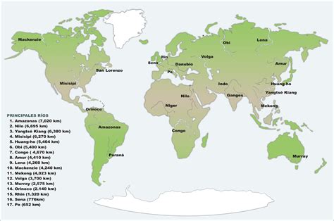 Rios Importantes De Los Continentes Del Mundo HidrogrÁfia De Los