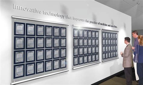 Nice Way To Display Plaques Award Display Corporate Office Design