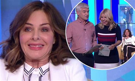 This Morning Viewers Bemused By Trinny S Appearance Daily Mail Online