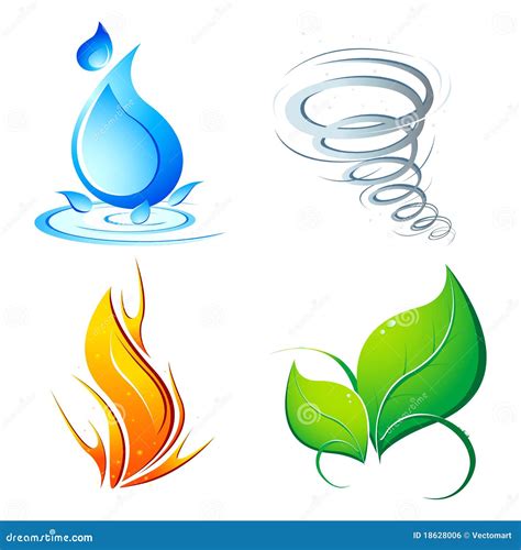 Four Element Of Earth Stock Vector Image Of Natural 18628006