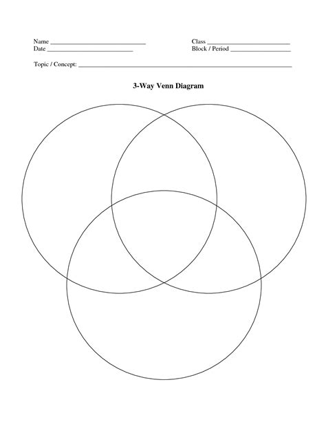 13 3 Venn Diagram Worksheet