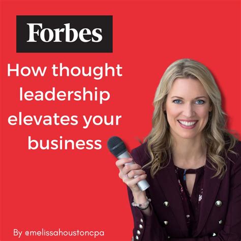 Carol Cox Featured In Forbes How Thought Leadership Elevates Your Business Speaking Your Brand