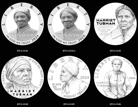2024 Harriet Tubman Commemorative Coin Designs Recommended