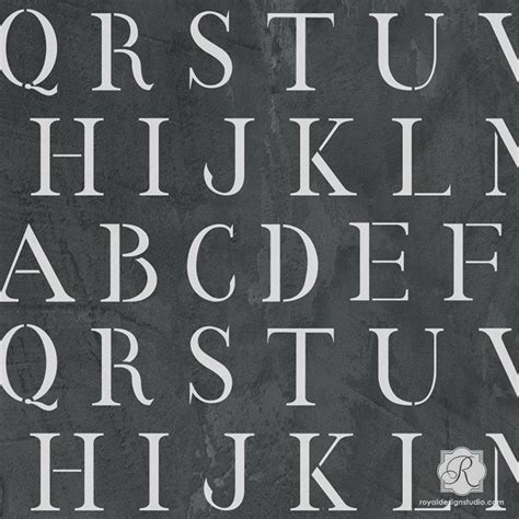 Stencil letter 5 inch pick your letter 7 inch brass alphabet. Monogram Craft Stencils - DIY Stenciled Letters & Typography
