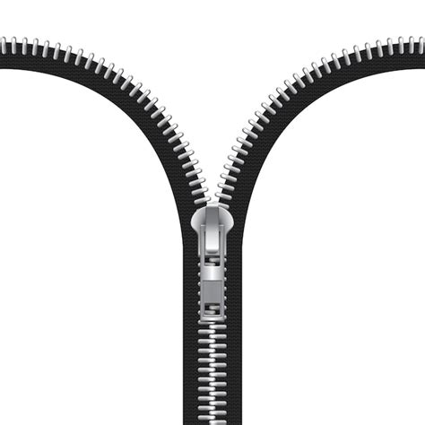 Premium Vector Zipper Illustration Isolated On White