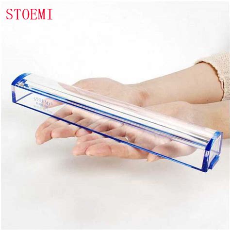 Stoemi 7514b 5x 250mm Acrylic Dome Bar Shaped Magnifying Glass
