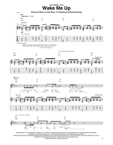 Avicii Wake Me Up Sheet Music Notes Chords Download Printable Piano