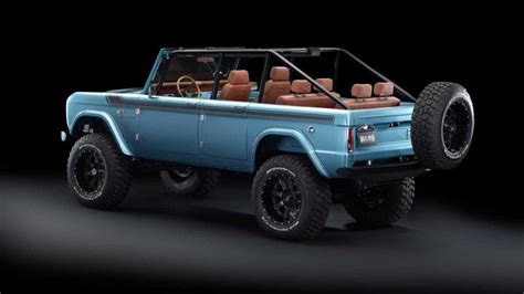 Four Door Ford Bronco Is Custom Off Roader Blue Oval Never Made
