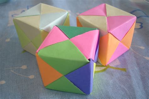 Como Se Hace Un Cubo Modular Origami Sencillocubo Modular