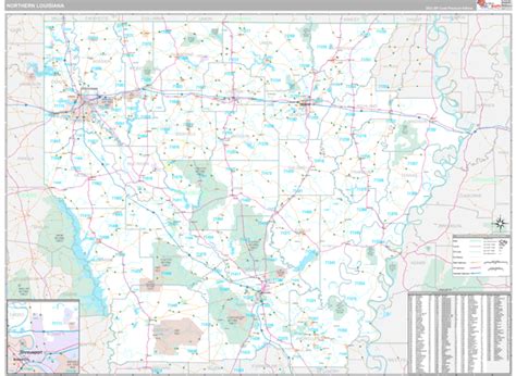 Louisiana Northern State Sectional Maps