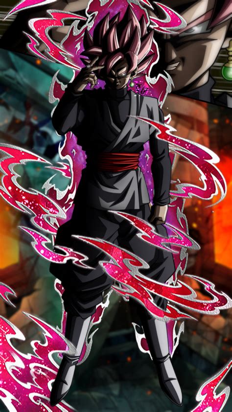 Super Saiyan Rose Goku Black Dokkan Lr Style 1 By