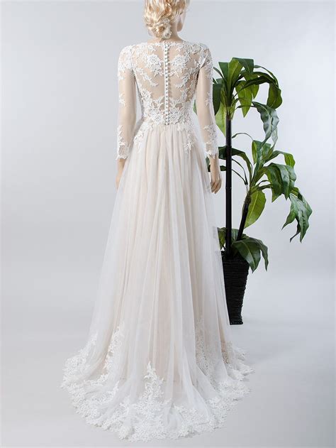 Abiti per la madre della sposa. Abiti Da Sposa Manica Lunga - Abito da Sposa da ...