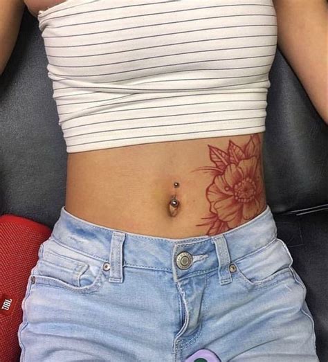 Stomach Tattoos For Black Women