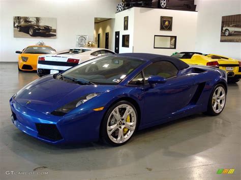 2008 Blu Caelum Blue Lamborghini Gallardo Spyder 913700 Photo 4