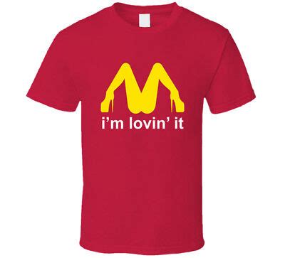 I M Lovin It Mcdonalds Parody Funny T Shirt Tee Size S 3xl Gift New
